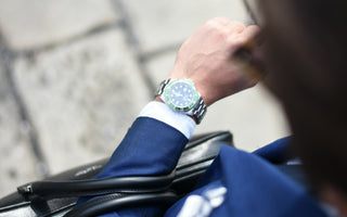 wearing a custom suit